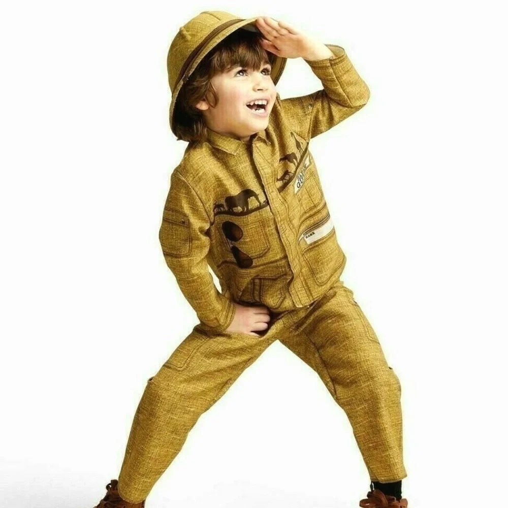 NEW Safari Guide Halloween Costume LARGE